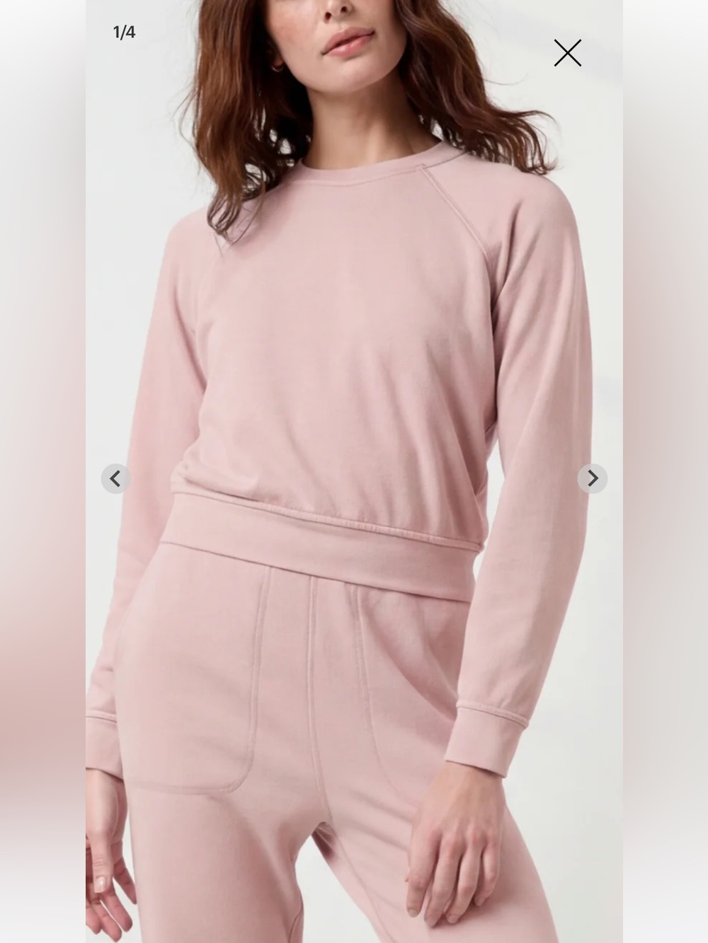 LUNYA Silksweats Lightweight Terry Slimfit Raglan Top